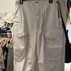 AGOLDE WHITE CARGO PANTS - NWT